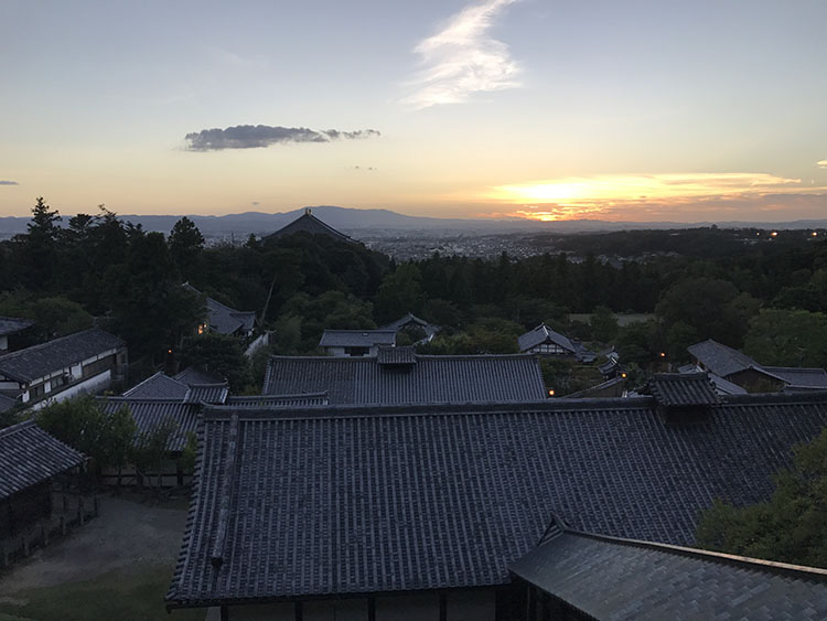 東大寺二月堂からの景色