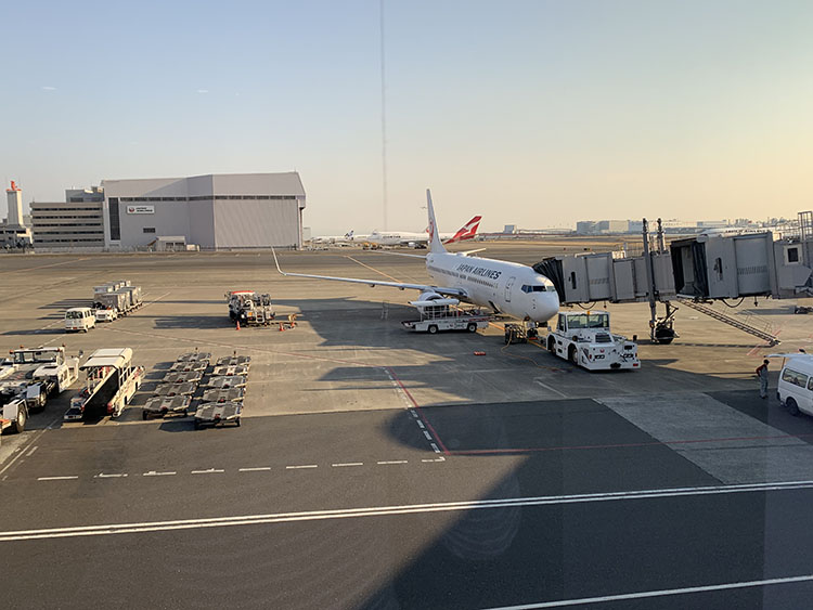 カンタス航空B747型機