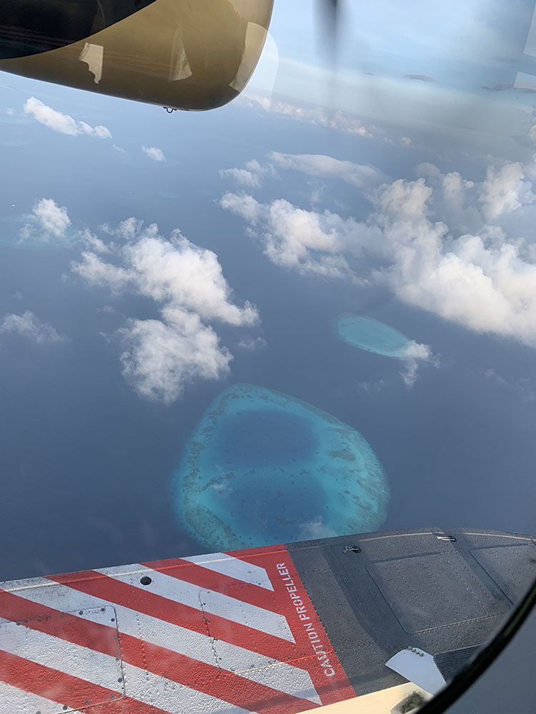 飛行機から見える島(2)