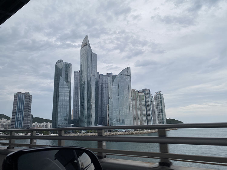 海雲台のビル群