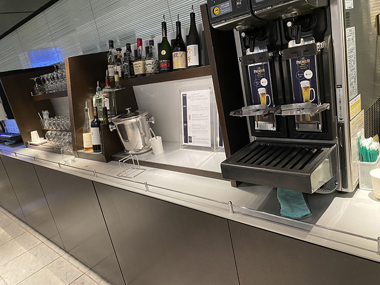 お酒のコーナー