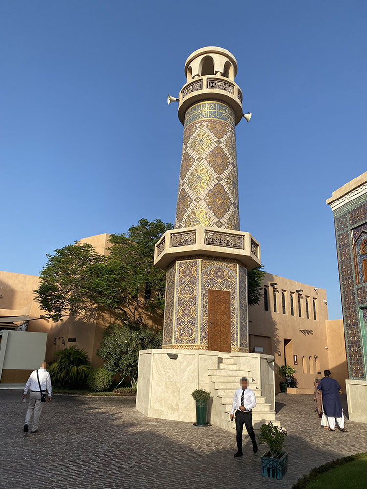 モスク付属の塔